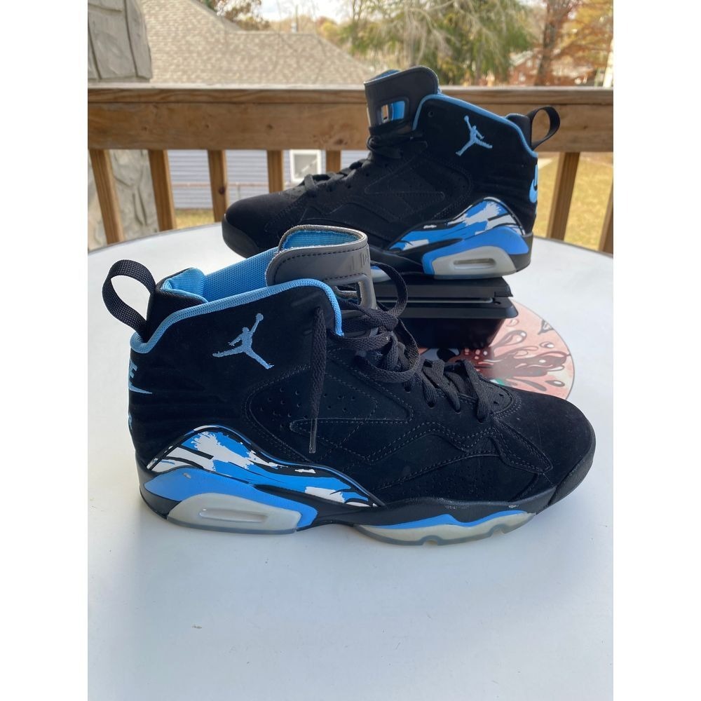 Nike Air Jordan MVP Shoes Black University Blue White Men's Size 9 US DZ4475-004